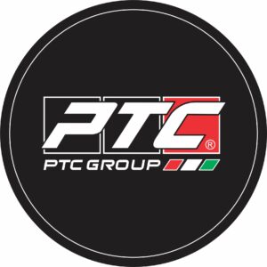 PTC GROUP circle logo - WhatsApp profile photo simulating