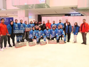 نایب قهرمانی تیم هاکی روی یخ بانوان PTC GROUP - سال 1402