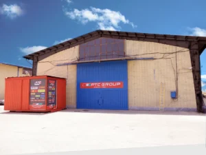 تصویر نمای بیرونی انبار PTC GROUP